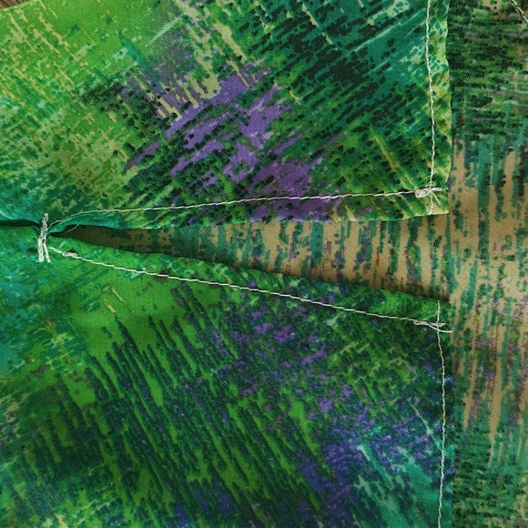 EUC Colorful sheer swim coverup - Picture 7 of 7